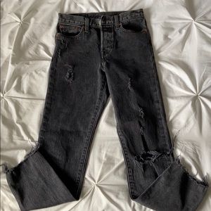 Levi High Rise Mom Jeans